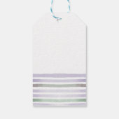 かわいいサファリの動物を運転してくれてありがとう ギフトタグ (裏面)