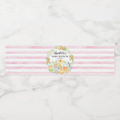 かわいいサファリの動物 ペットボトルラベル (シングルラベル)