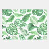 かわいいサファリの動物 ラッピングペーパーシート (正面)