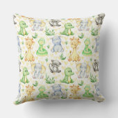 かわいいサファリアニマルズ装飾用クッション クッション (裏面)