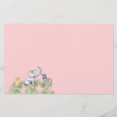 かわいいサファリアニマルトロピカルフローラベビー チラシ (裏面)