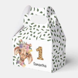 かわいいサファリキリン野生動物の子供のアクセント枕 フェイバーボックス