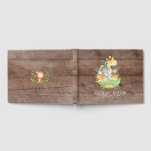 かわいいサファリジャングルベビーシャワーゲストブック ゲストブック (全面)