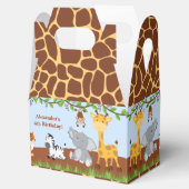 かわいいサファリジャングル動物の少年ゲーブルビーフボックス フェイバーボックス (オープン)