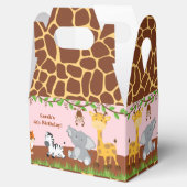 かわいいサファリジャングル動物ガールゲーブルビーフボックス フェイバーボックス (オープン)