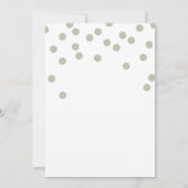 かわいいサファリジャングル動物園動物の男の子の赤ちゃんシャワー 招待状 (裏面)