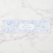 かわいいサファリトイレデジュイボーイ赤ちゃんシャワーのお願い ペットボトルラベル (シングルラベル)