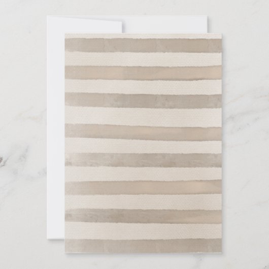 かわいいサファリパレード赤ちゃんシャワー 招待状 (裏面)