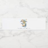 かわいいサファリパーソナライズされた動物の誕生日3 ペットボトルラベル (シングルラベル)