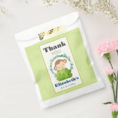 かわいいサファリモンキー誕生日ありがとう フェイバーバッグ (封をした状態)