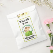 かわいいサファリモンキー誕生日ありがとう フェイバーバッグ (封をした状態)