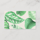 かわいいサファリ動物おむつラッフルチケット エンクロージャーカード (裏面)