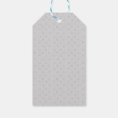 かわいいサファリ動物ワイルドワンボーイベビーシャワー ギフトタグ (裏面)