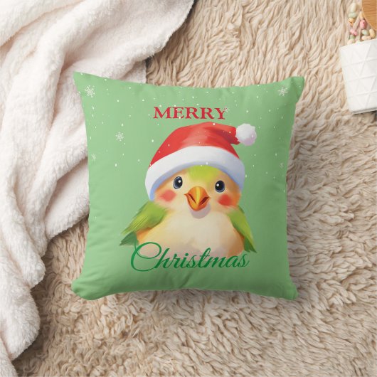 かわいいサファリ動物鳥サンタクリスマスコスチューム クッション (ブランケット)