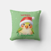 かわいいサファリ動物鳥サンタクリスマスコスチューム クッション (正面)