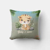 かわいいサファリ動物2サイドタイガーゾウ クッション (正面)