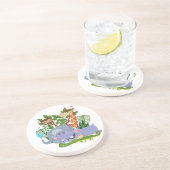 かわいいサファリ動物 コースター (側面)