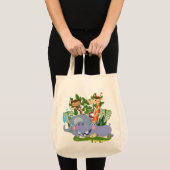 かわいいサファリ動物 トートバッグ (正面(商品))