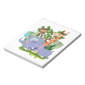 かわいいサファリ動物 ノートパッド (回転)