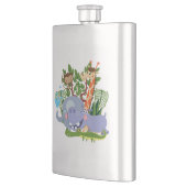 かわいいサファリ動物 フラスク (左)