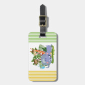 かわいいサファリ動物 ラゲッジタグ (正面縦)