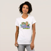 かわいいサファリ動物 Tシャツ (正面フル)