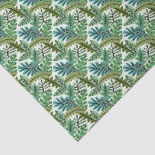 かわいいサファリ誕生日パーティージャングルリーフ葉 薄葉紙 (詳細)