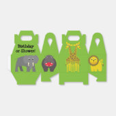 かわいいサファリ フェイバーボックス (折り畳みなし)