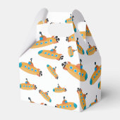 かわいいサブマリン・パタン・キッドの誕生日パーティー フェイバーボックス (裏面サイド)