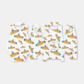 かわいいサブマリン・パタン・キッドの誕生日パーティー フェイバーボックス (折り畳みなし)