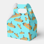 かわいいサブマリン・パタン・キッドの誕生日パーティー フェイバーボックス (裏面サイド)