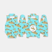 かわいいサブマリン・パタン・キッドの誕生日パーティー フェイバーボックス (折り畳みなし)