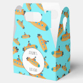 かわいいサブマリン・パタン・キッドの誕生日パーティー フェイバーボックス (オープン)