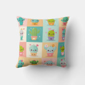 かわいいサボテンかわいいベビーシャワー クッション (裏面)