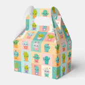 かわいいサボテンかわいいベビーシャワー フェイバーボックス (裏面サイド)