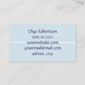 かわいいサボテンが付いている名刺 名刺 (裏面)