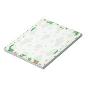 かわいいサボテンとハートメモ帳 ノートパッド (回転)