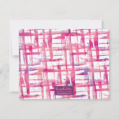 かわいいサボテンのパーソナライズされた文房具 ノートカード (裏面)