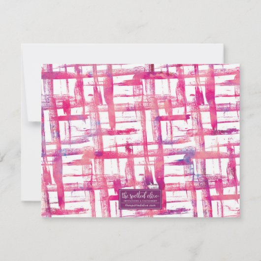 かわいいサボテンのパーソナライズされた文房具 ノートカード (裏面)