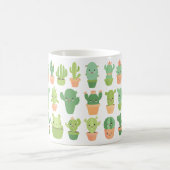 かわいいサボテンのマグカップ コーヒーマグカップ (中央)