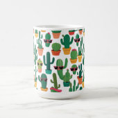 かわいいサボテンのマグカップ コーヒーマグカップ (中央)
