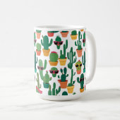 かわいいサボテンのマグカップ コーヒーマグカップ (正面右)