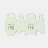 かわいいサボテンの女の子を着てジュエリーありがとう フェイバーボックス (折り畳みなし)