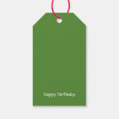 かわいいサボテンの家族 – 水彩画 ギフトタグ (裏面)