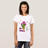 かわいいサボテンの少女 Tシャツ (正面フル)