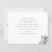 かわいいサボテンの引っ越しました写真の移動のお知らせ (裏面)