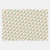 かわいいサボテンの植物カスタム紙包装シート ラッピングペーパーシート (正面)