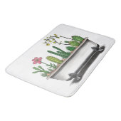 かわいいサボテンの植物 バスマット (アングル)