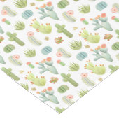 かわいいサボテンの永続的なパターン ショートテーブルランナー (コーナー)