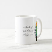 かわいいサボテンの緑救済私の成長に感謝 コーヒーマグカップ (正面右)